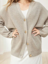 Chaqueta Cocoon Oversized con Botones