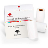 3 Rollos- Papel Térmico para Impresión de bolsillo